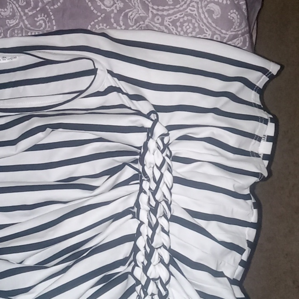 NEW size M 8-10 Junya Watanabe Comme des Garcons Striped Shirt - Picture 5 of 7